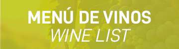 Menú de vinos